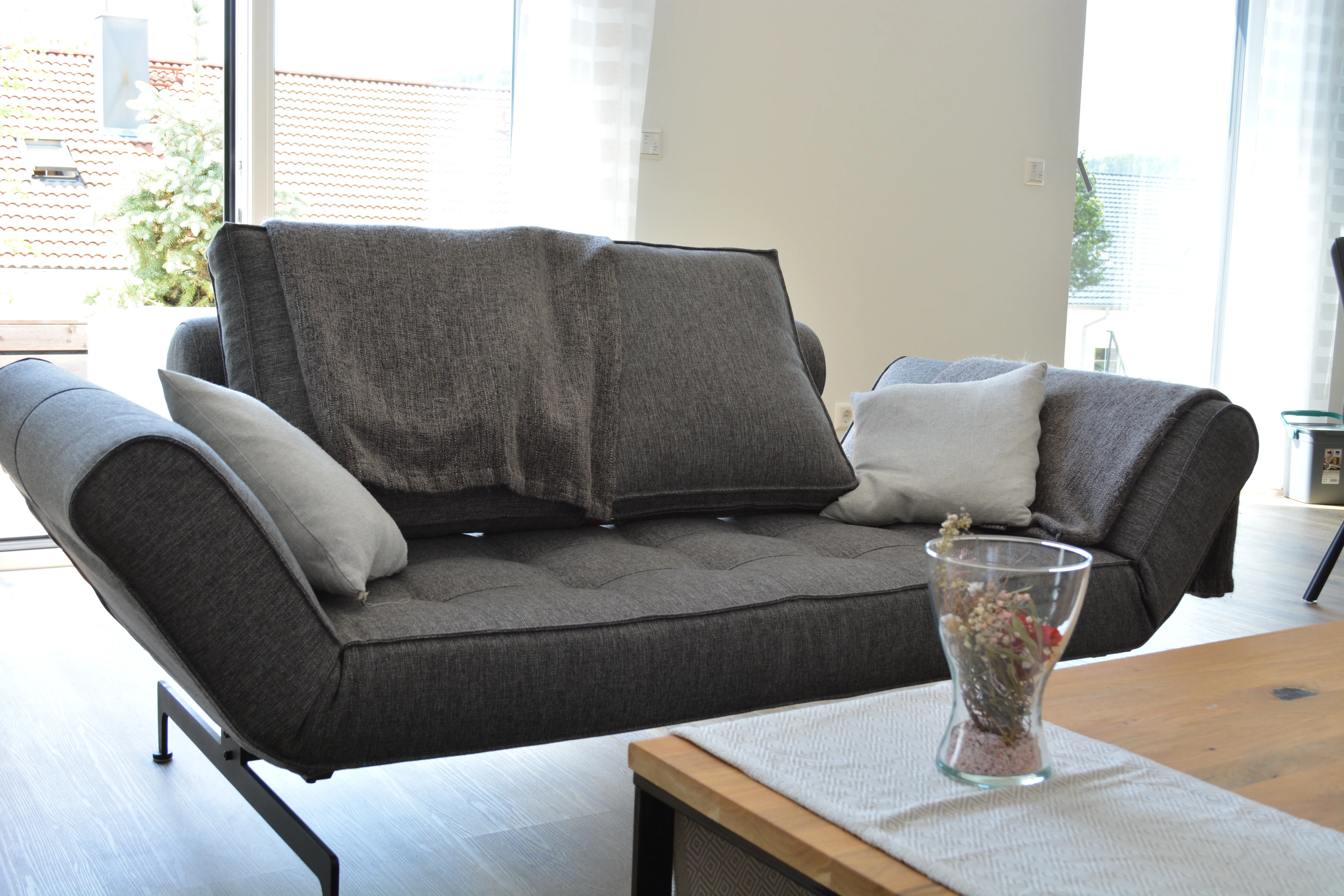 Couch in der Ferienwohnung Albblick